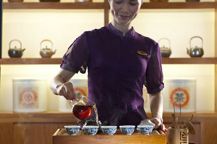 Tea shop Phoenix Tea House, Sanya, photo