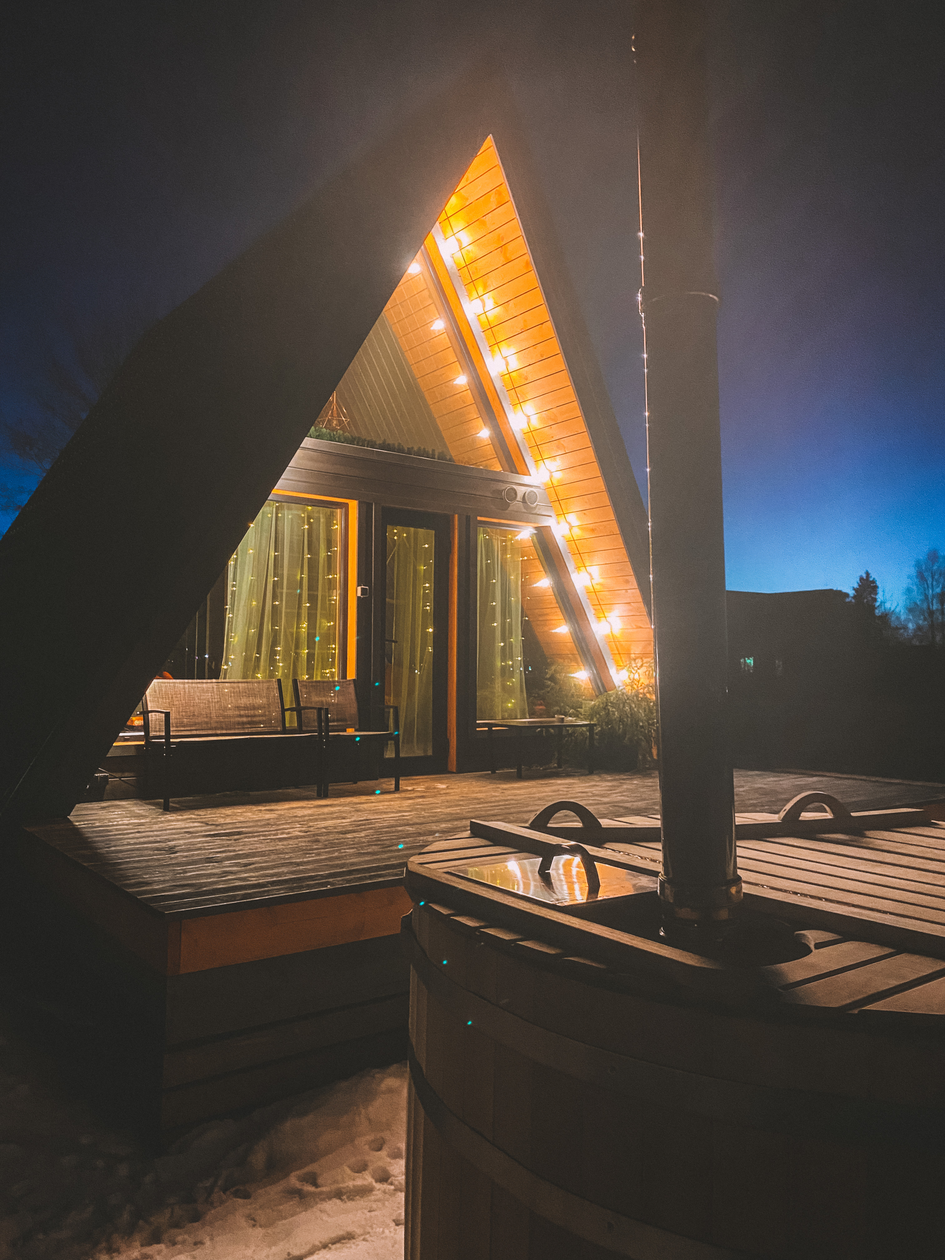 Фото Лиса в шалаше