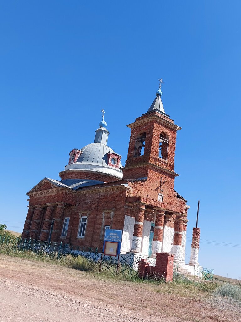 Orthodox church Tserkov Aleksiya, cheloveka Bozhiya, V Repyevke, Orenburg Oblast, photo
