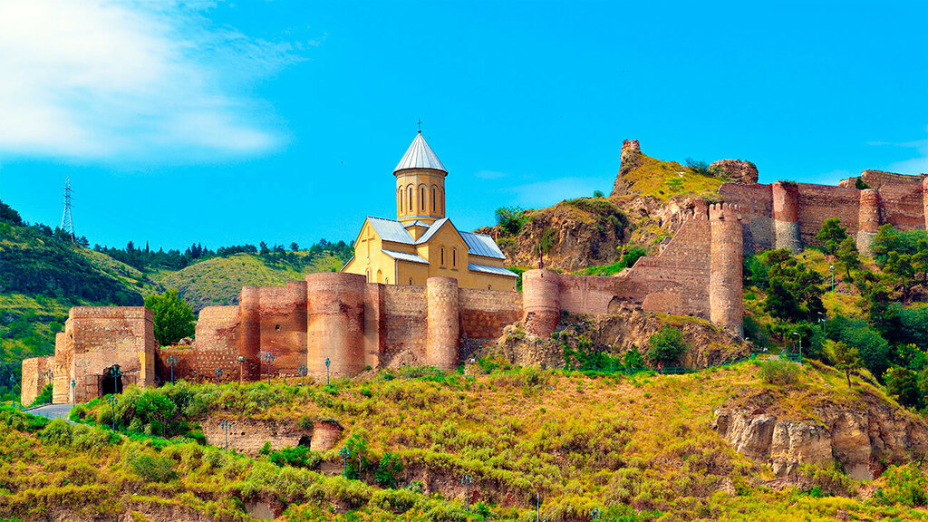 Landmark, attraction Narikala, Tbilisi, photo