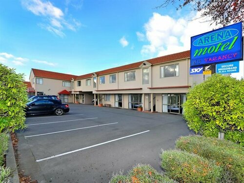 Внешний вид отеля Arena Motel в Крайстчерче, фото 1