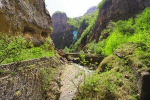Ущелье Тызыл (Kabardino-Balkarian Republic, Elbrusskiy District, selskoye poseleniye Kyondelen, Tyzyl Canyon), landmark, attraction