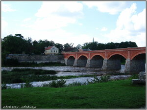 Kuldīgas ķieģeļu tilts (Kuldīgas pilsēta, Parventa), landmark, attraction