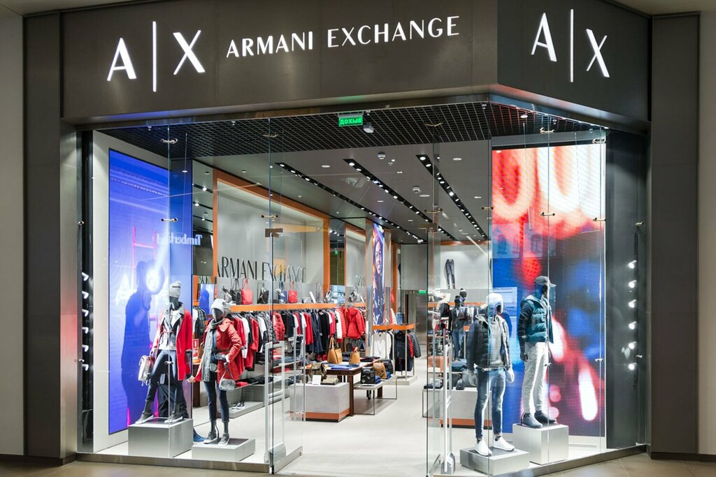 Магазин одежды Armani Exchange, Санкт‑Петербург, фото