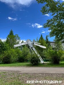 Истребитель МиГ-17 (Krasnoyarsk, mikrorayon Vzlyotka, 3-y mikrorayon), monumento a la tecnología