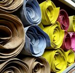 Kozhmarket (Varlamov kóshesi, 35), materias primas de cuero