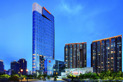 Внешний вид отеля Sheraton Grand Hangzhou Binjiang Hotel в Ханчжоу, фото 1