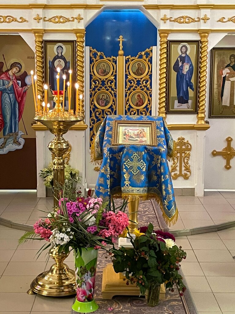 كنيسة أرثوذكسية Храм иконы Божией Матери Державная ، إقليم كراسنويارسك، صورة