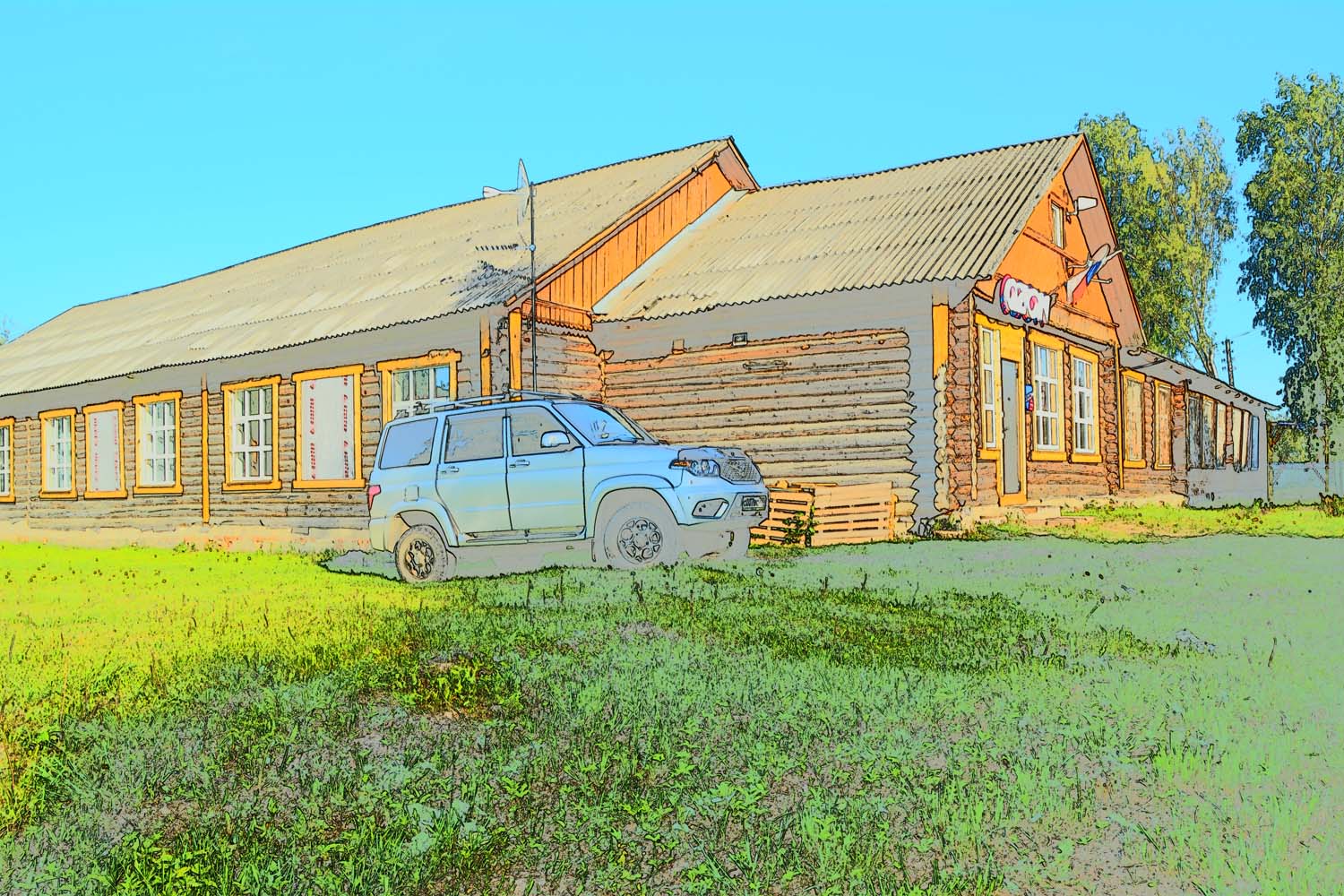 Фото Лес среди болот