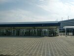 Pavilion 2 (Kaliningrad, Oktyabrskiy Island), oficina de pases, puesto de seguridad