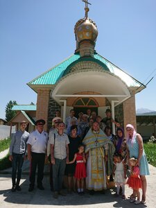 Храм Тихвинской иконы Божией Матери (Batken Region, Kadamjay District, Aydarken), iglesia ortodoxa