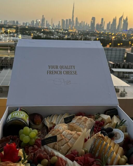 Egg and poultry meat French, cheese shop, Dubai, photo