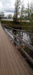 Подвесной мост (река Мста), достопримечательность в Боровичах