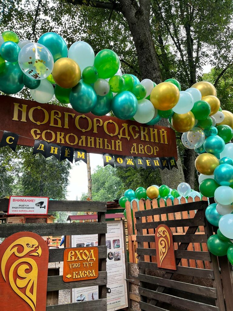 Zoo Falcon yard, Veliky Novgorod, photo