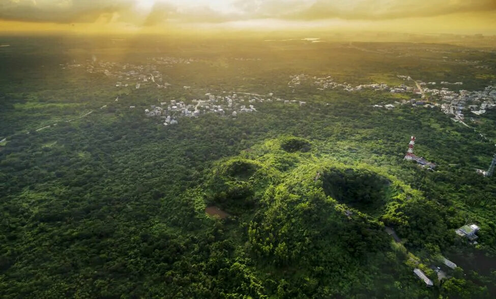 Volcano Volcano Ma An, Hainan, photo