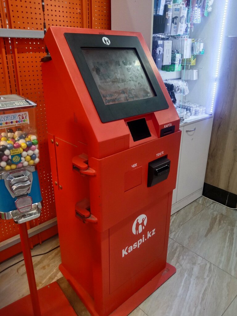 Payment terminal Kaspi.kz, Astana, photo