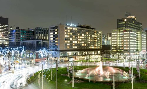 Внешний вид отеля Hilton Rotterdam в Роттердаме, фото 5