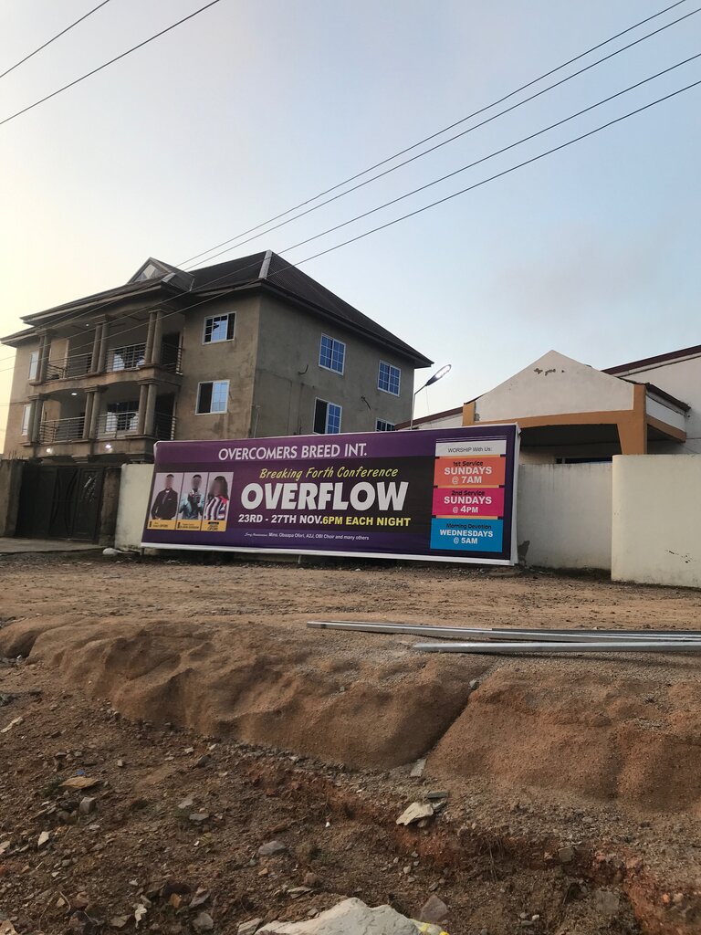 Protestant church Overcomers Breed International, Accra, photo