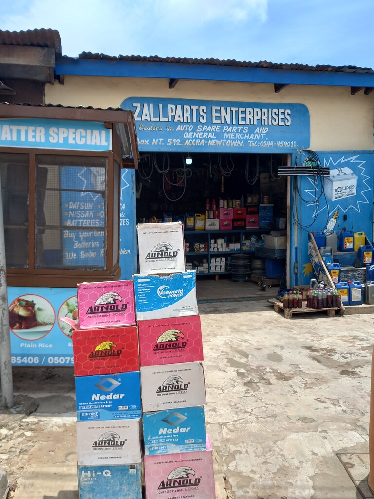 Lubricants Zall Parts ent, Accra, photo