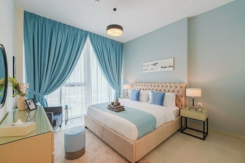 Апартаменты Marco Polo - Cozy 2br With Splendid Dubai Frame&Skyline View в Дубае
