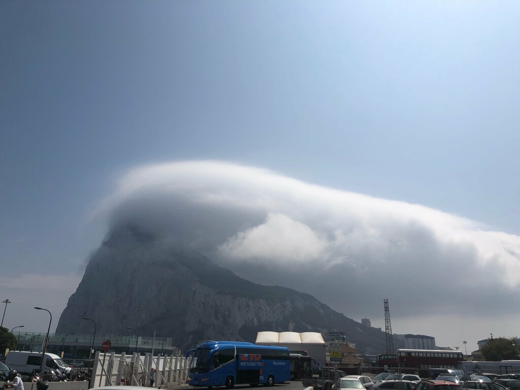 Mountain peak Rock of Gibraltar 426 meters, Gibraltar, photo