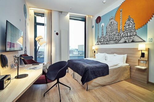 Внешний вид отеля Scandic Hamburg Emporio в Гамбурге, фото 3