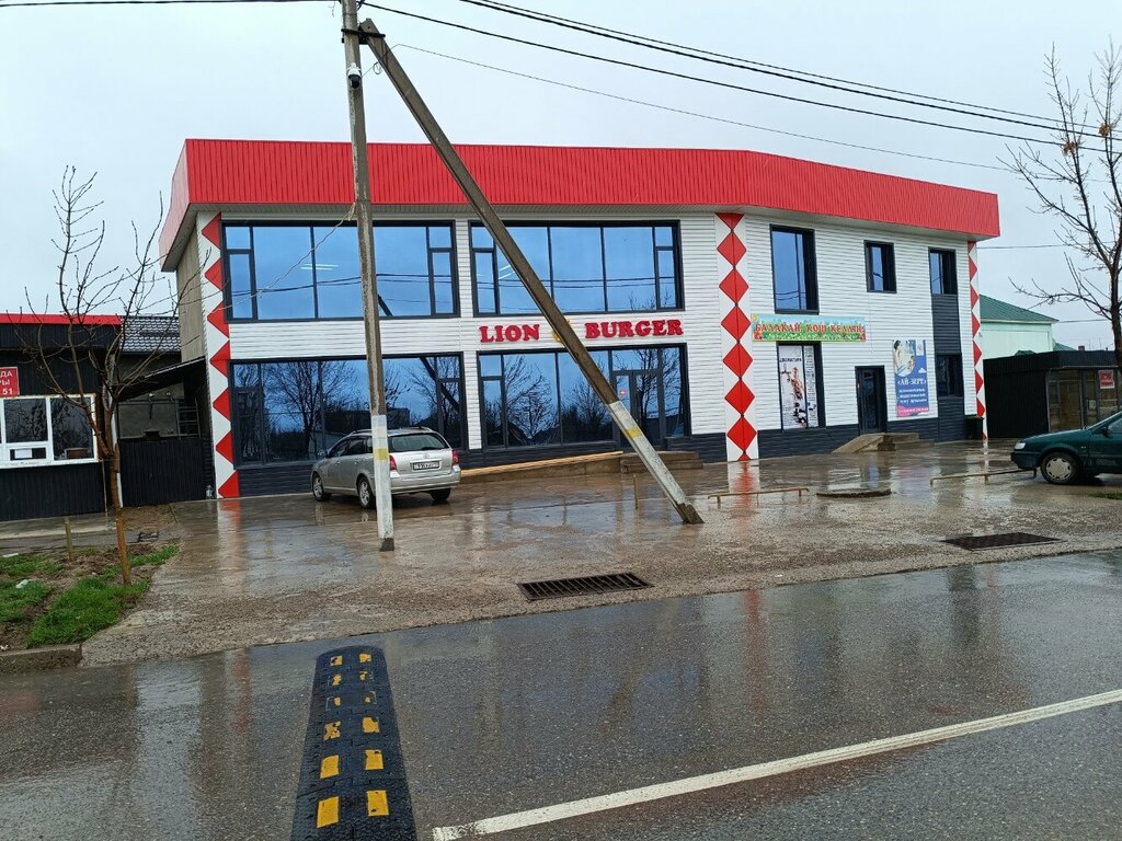 Fast food Lion burger, Chimkent, photo