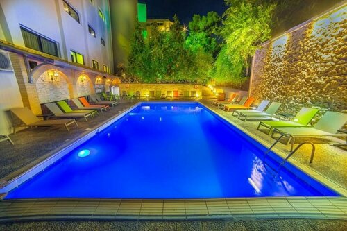 Внешний вид отеля Palmyra Beach Hotel в Муниципалитете Глифадах, фото 2