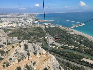 Tünektepe Teleferik İstasyonu (Antalya, Konyaaltı, Liman Mah., 99. Sok., 6A), füniküler  Konyaaltı'ndan