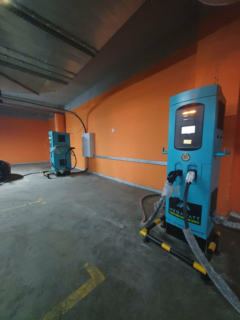 Electric car charging station Megawatt Energy, Tashkent, photo