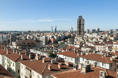 Апартаменты Central Flat With City View and Terrace in Sisli в Багджиларе