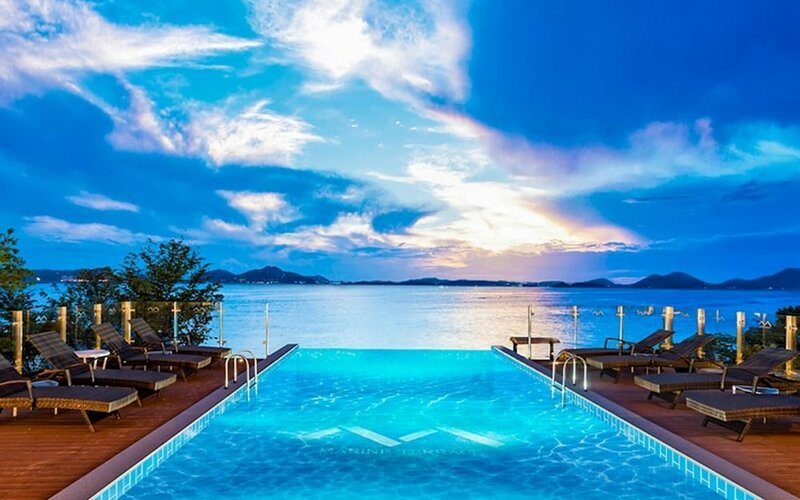 Гостиница Yeosu Marine Terrace Poolvilla в Йосу