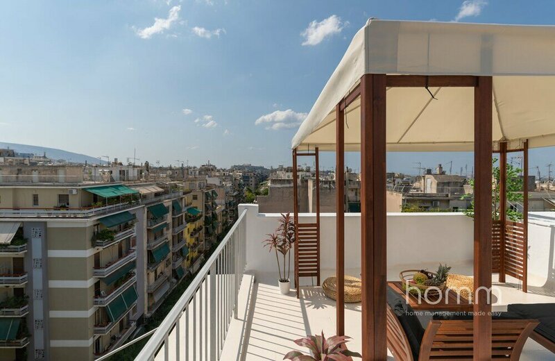Гостиница 126m² homm Penthouse, Amazing Acropolis View, 9 ppl в Афинах