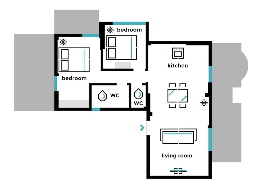 Фото Upstreet Superb & Comfy 2 Bd Apt-Marousi