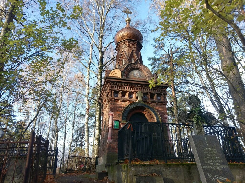 Chapel, memorial cross Часовня Спаса Нерукотворного Образа, Saint Petersburg, photo