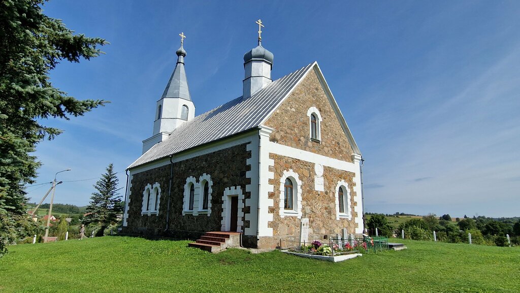 Orthodox church Orthodox church of St. Aliaksandar Neuski in Kreva, Grodno District, photo