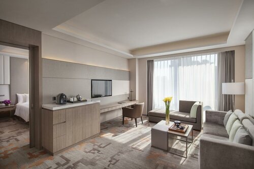 Внешний вид отеля Radisson Exhibition Center Shanghai в Цинпу, фото 4