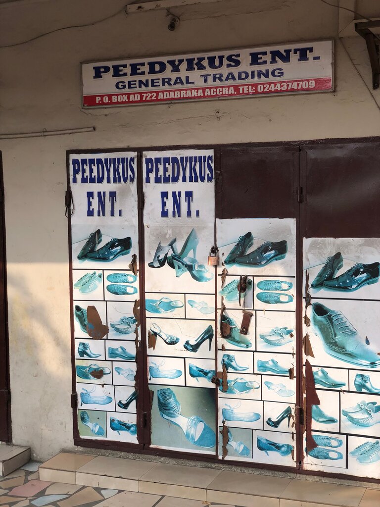 Shoe store Peedykus ent, Accra, photo