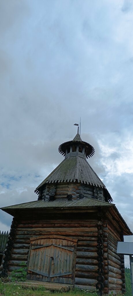 Landmark, attraction Рассолоподъемная башня Усть-Боровского сользавода, Perm Krai, photo