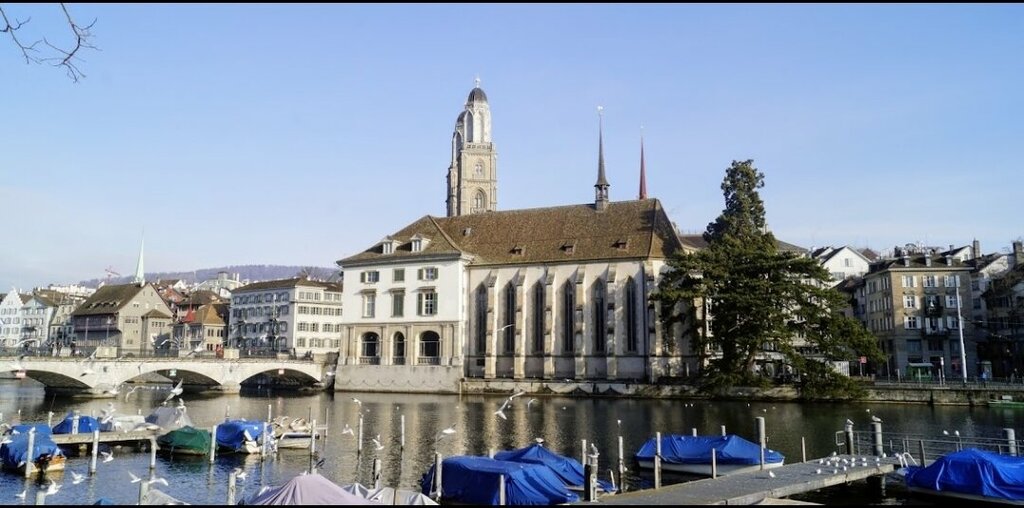 Catholic church Grossmünster, Zurich, photo