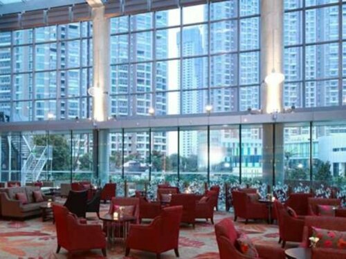 Внешний вид отеля Hilton Nanjing Riverside в Нанкине, фото 3