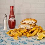 Bob's Fish and Chips (25/1, Mohammed Bin Rashid Boulevard, Downtown Dubai, Dubai), comida rápida