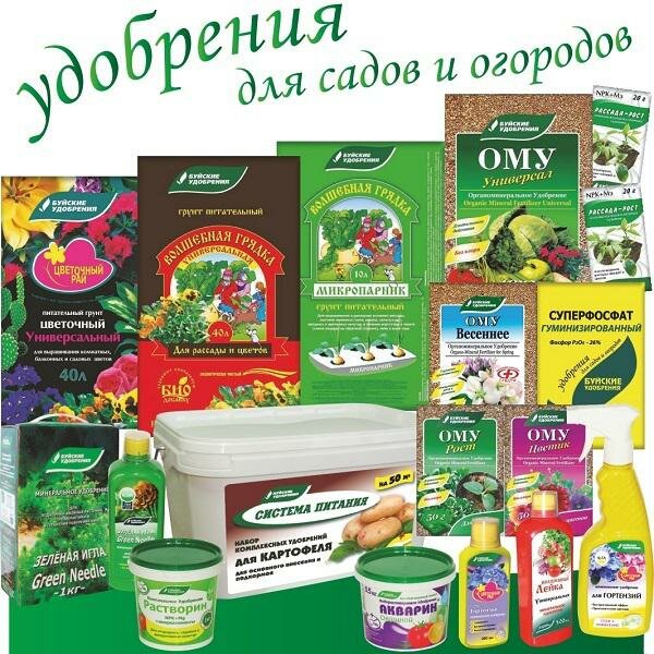 1. Учитывайте состав удобрений