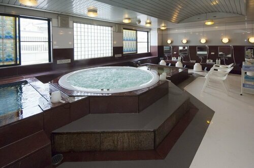 Гостиница Sauna & Capsule Hotel Hollywood - Caters to Men в Окаяме
