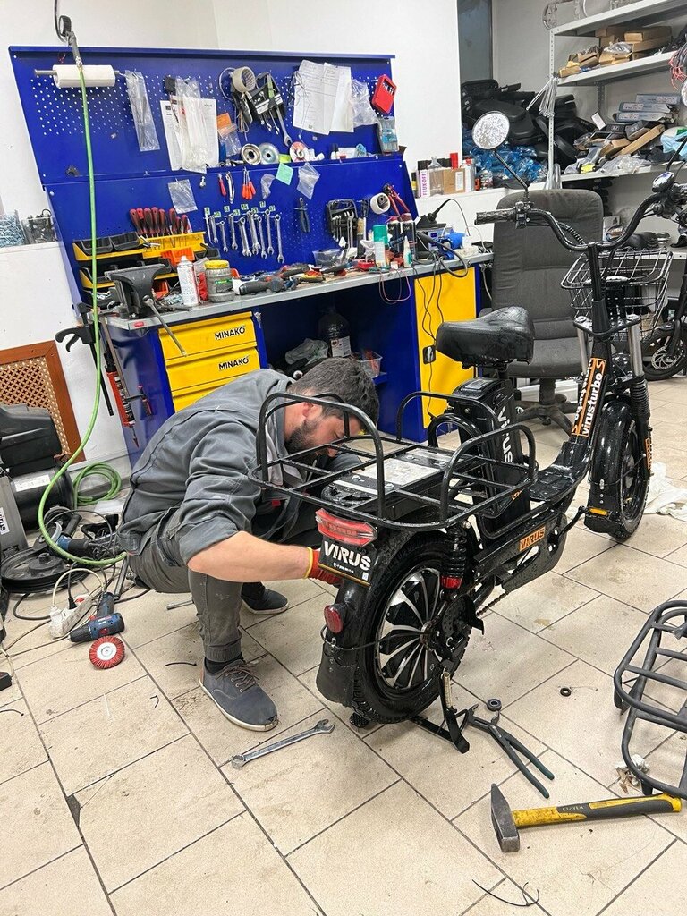 Ремонт персонального электротранспорта Virus bike, Москва, фото