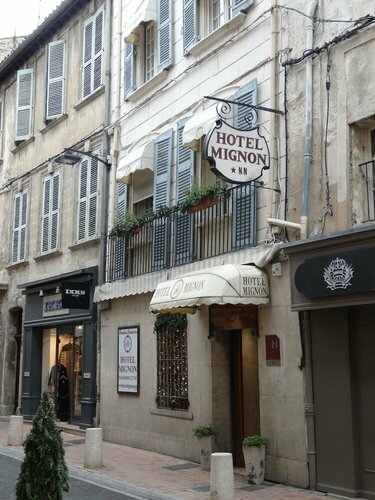 Внешний вид отеля Hotel Mignon в Авиньоне, фото 4