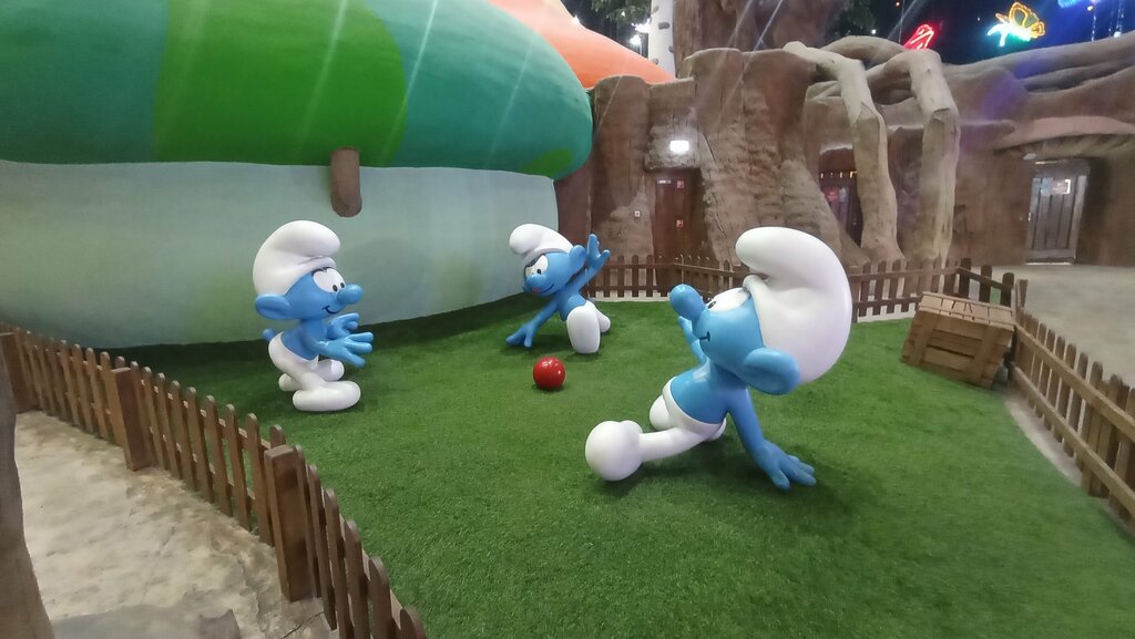 Amusement ride Деревня Смурфиков, Moscow, photo