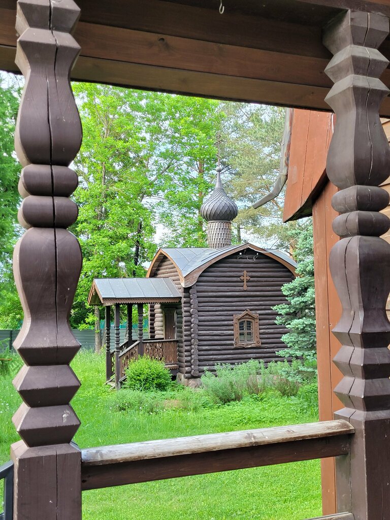Chapel, memorial cross Часовня на месте сгоревшей церкви Ганнибалов, Saint‑Petersburg and Leningrad Oblast, photo