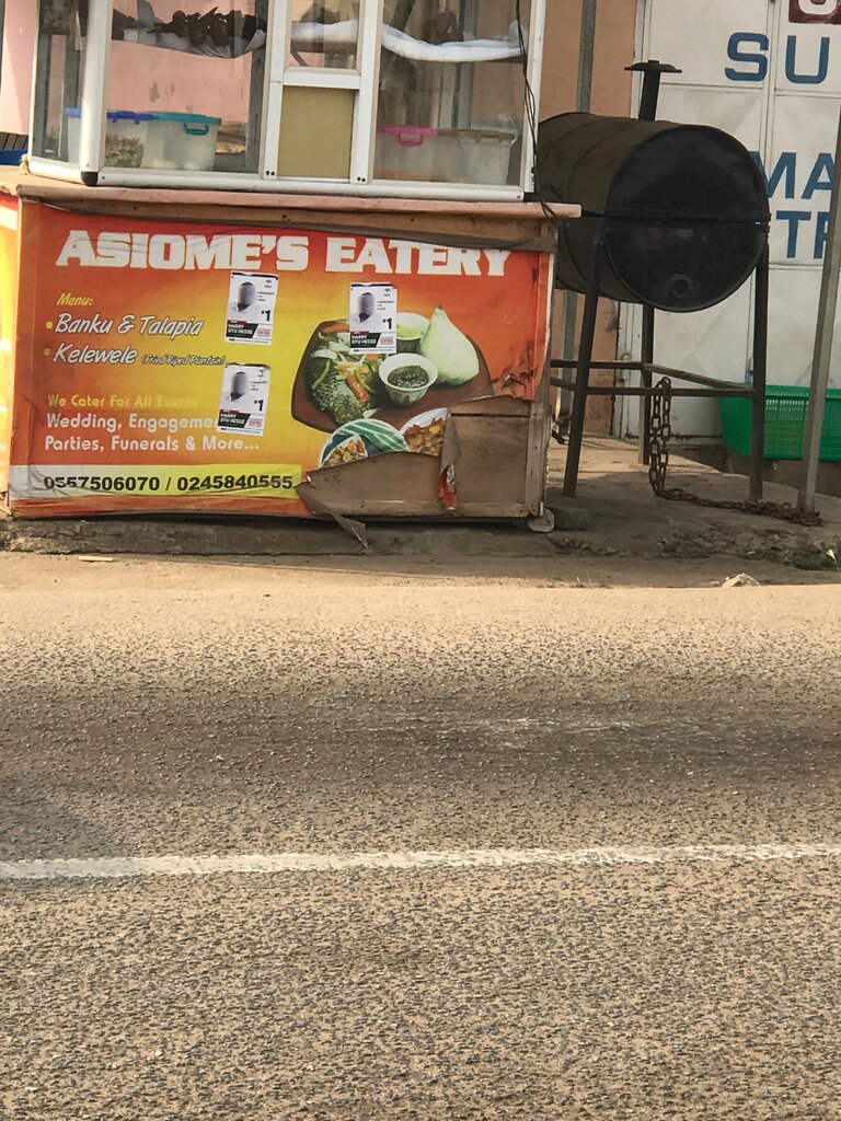 Fast food Asiome's Eatery, Accra, photo