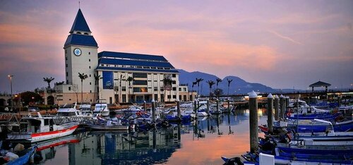 Внешний вид отеля Fullon Hotel Tamsui Fishermen's Wharf в Новом Тайбэйе, фото 5